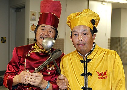 Iron Chefs Sakai and Chen