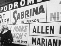 Sabrina in 'This'll make you laugh' at the Hippodrome