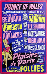 Pleasures of Paris, London poster