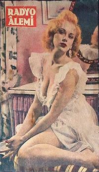Sabrina 1957 on a Turkish magazine cover