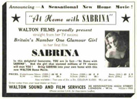 At Home with Sabrina ad
