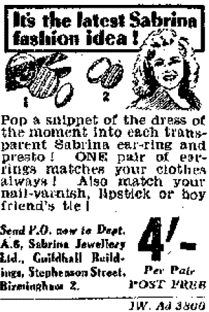It's the latest Sabrina fashion idea!